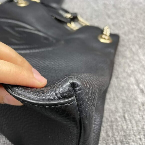 100% Authentic Gucci GG Soho on Chain Shoulder Bag - Picture 8 of 14